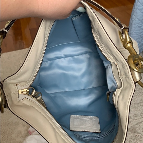 Coach Hobo Light Gold Cream shimmer - Picture 11 of 16